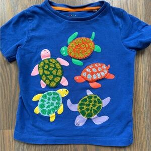 Mini Boden Blue Turtle T-Shirt